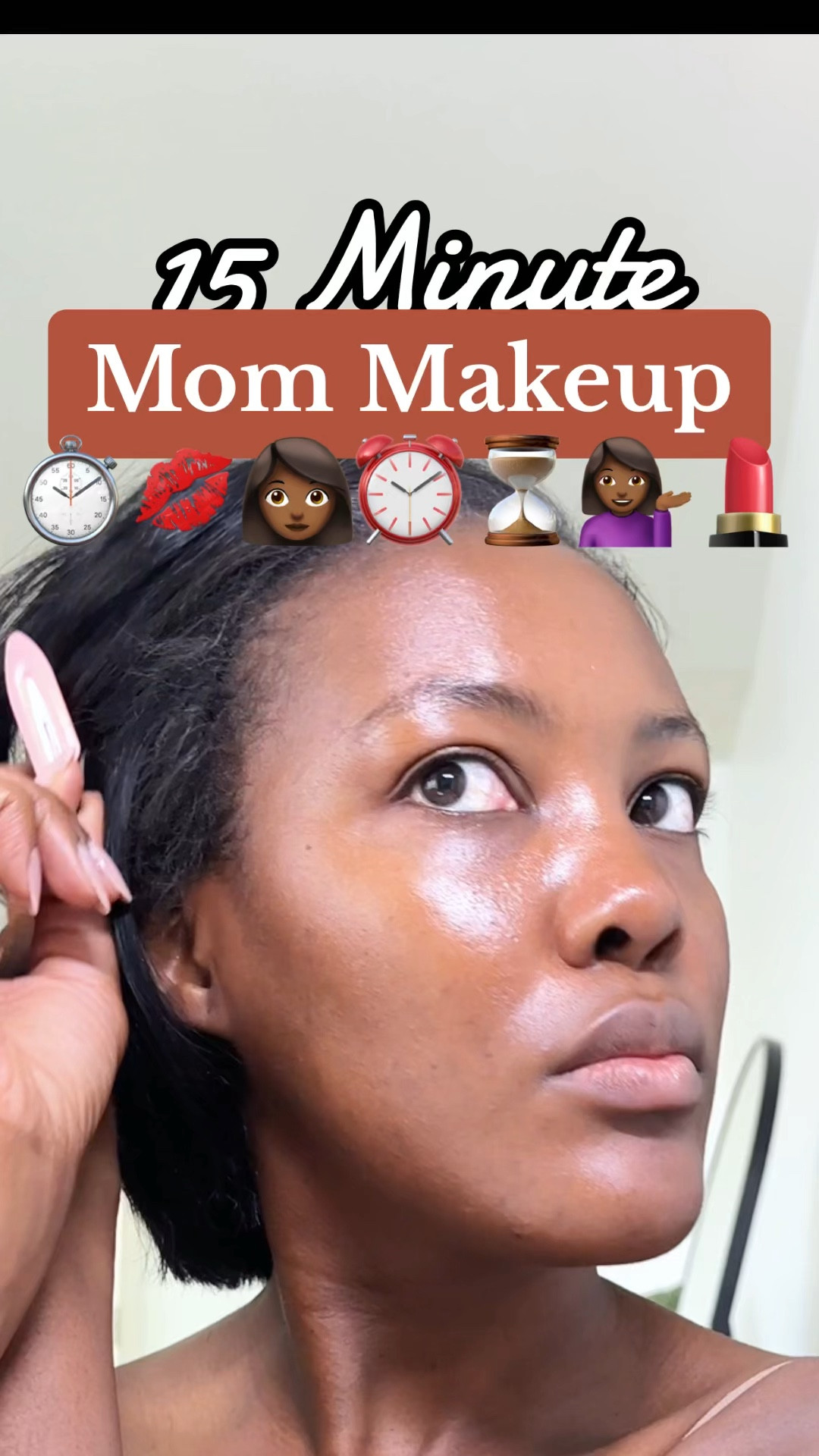 15 minute mom makeup! 