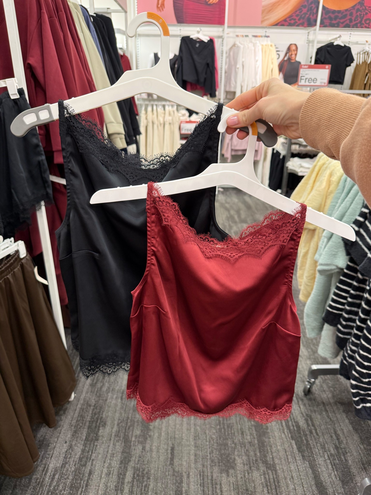 Satin lace set at Target 

#LTKSeasonal #LTKHoliday #LTKFindsUnder50