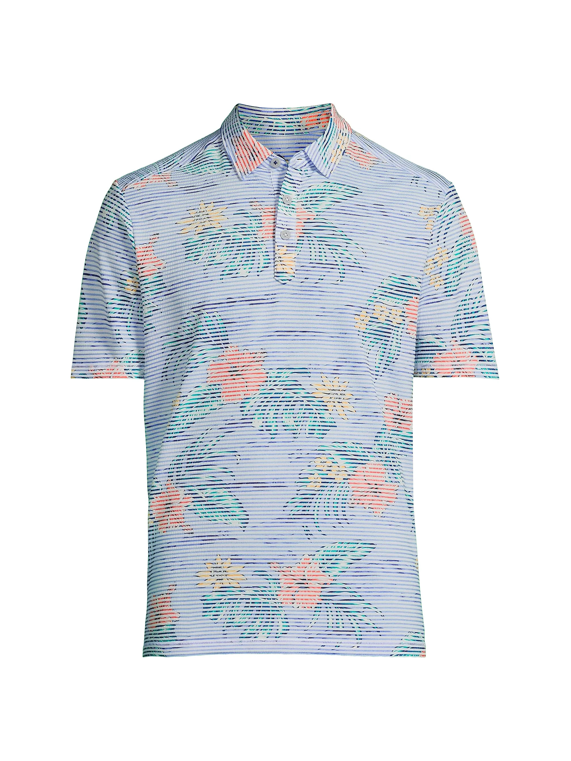 Costa Wave Isle Camo Performance Polo Shirt | Saks Fifth Avenue