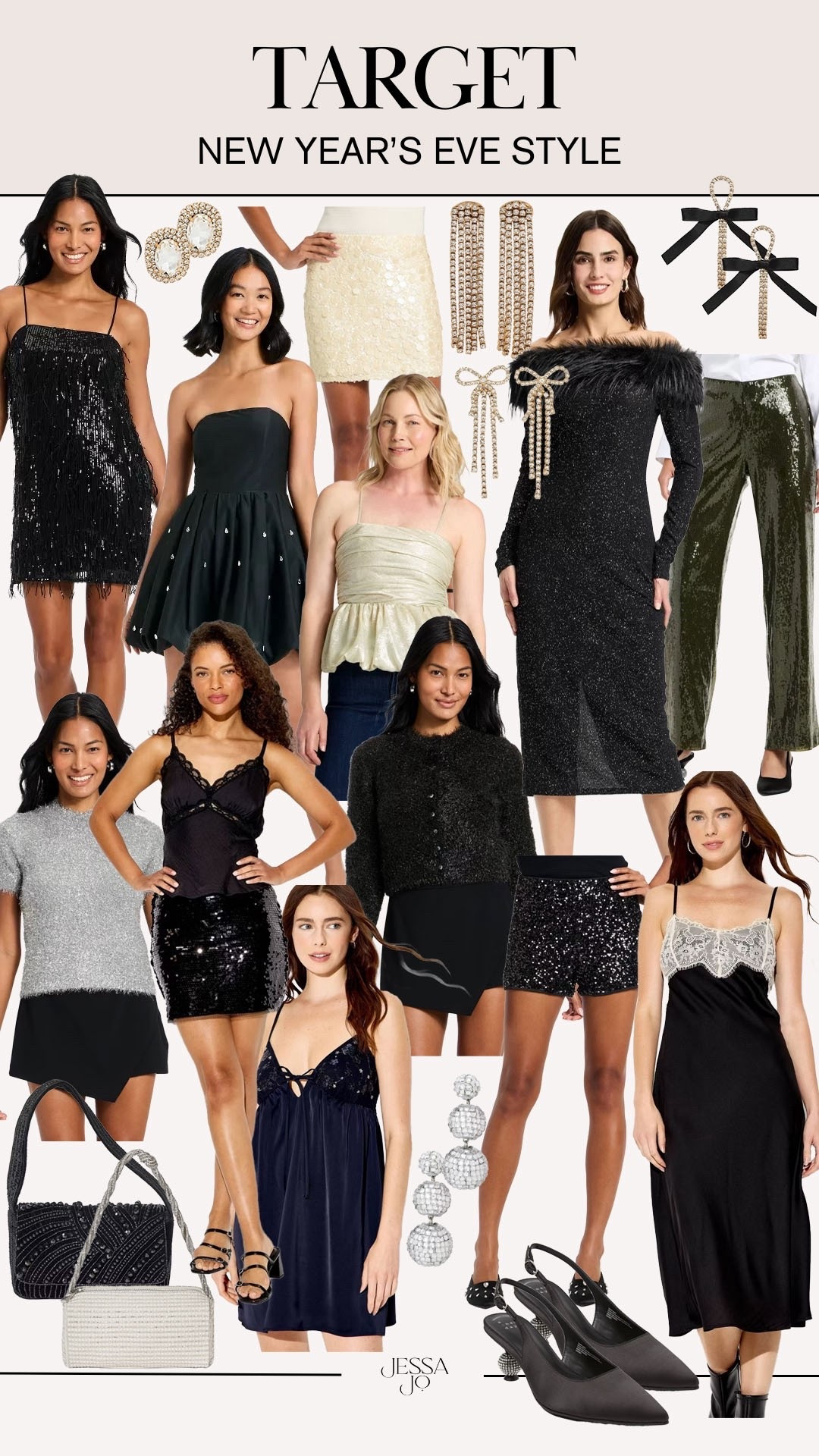 Target New Year’s Eve style. Target holiday style. Target NYE style. Target sequin dress. Target sparkly NYE style  

#LTKHoliday #LTKFindsUnder100 #LTKSeasonal
