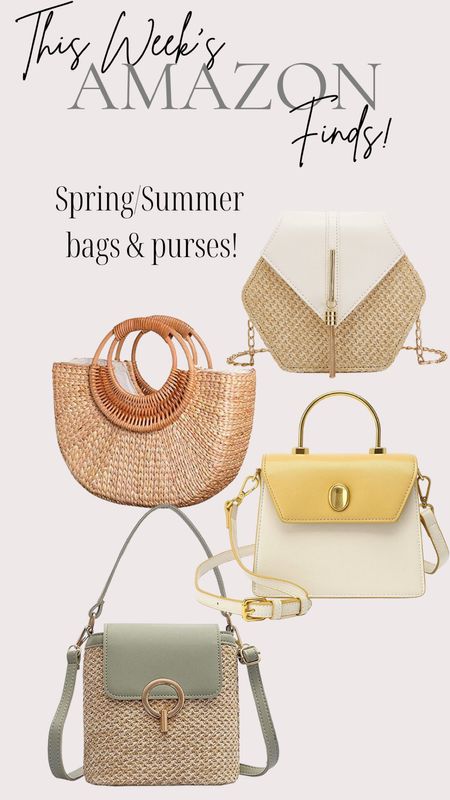 Amazon summer purses! #handbag #purse

#LTKunder50 #LTKFind #LTKitbag