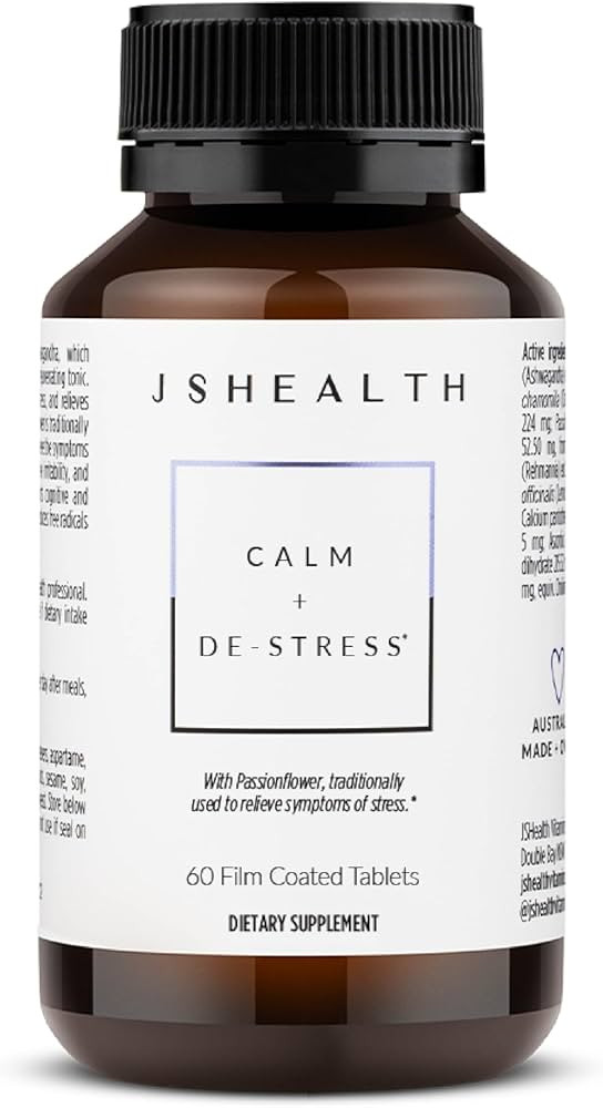 JSHealth Calm + Destress Supplement - 60 Capsules | Amazon (US)