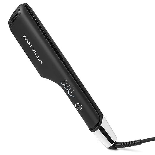 Sam Villa Pro Results Double-Barrel Hair Waver Iron With Variable Temperature Settings | Amazon (US)