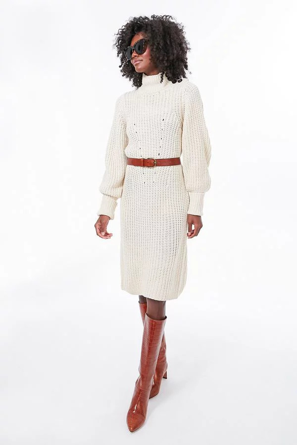 Cream Sweater Dress | Tuckernuck (US)