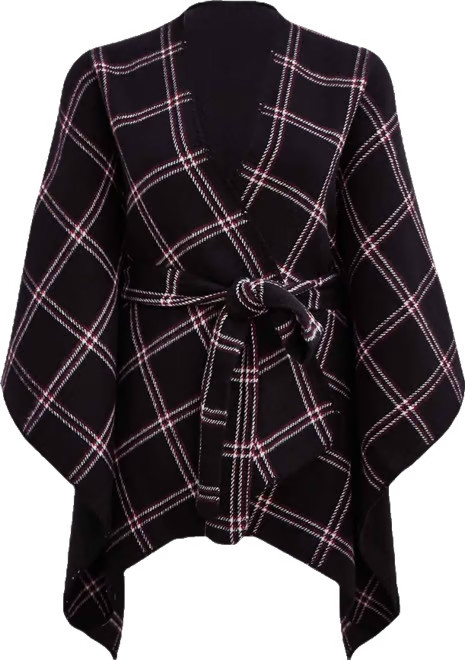Belted Plaid Ruana | Torrid (US & Canada)