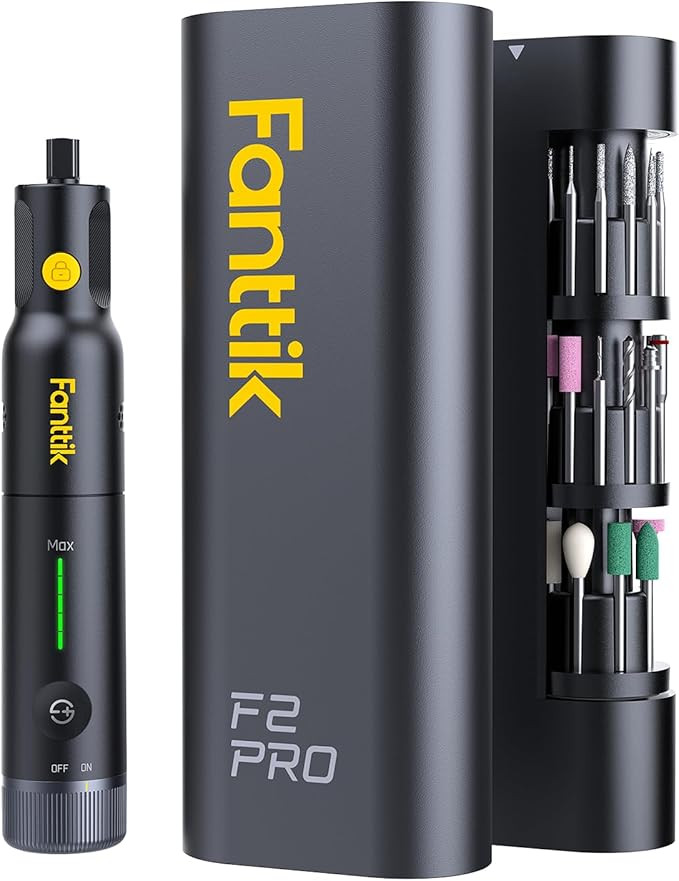 Fanttik F2 PRO Cordless Rotary Tool Kit Strong Magnetic Motor, Revostor Hub, 5 Variable Speed, 25... | Amazon (US)