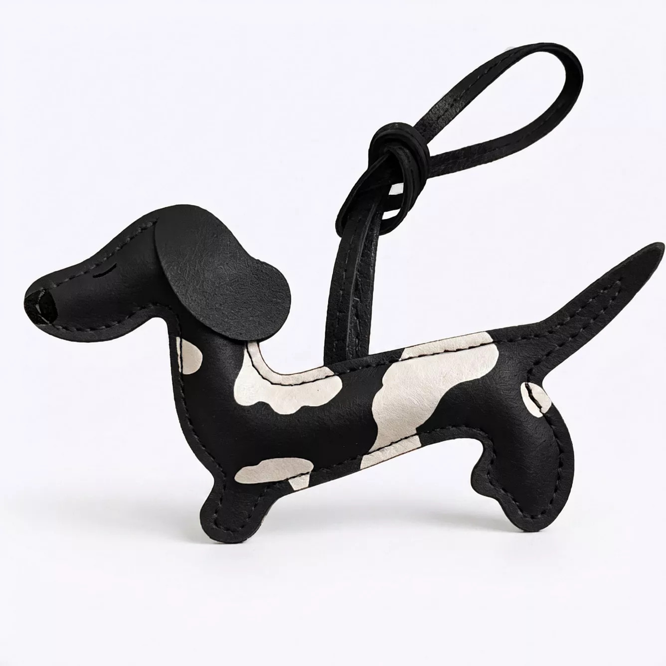 Dachshund Wiener Dog Bag Charm with Faux Leather Loop Strap | Kohl's