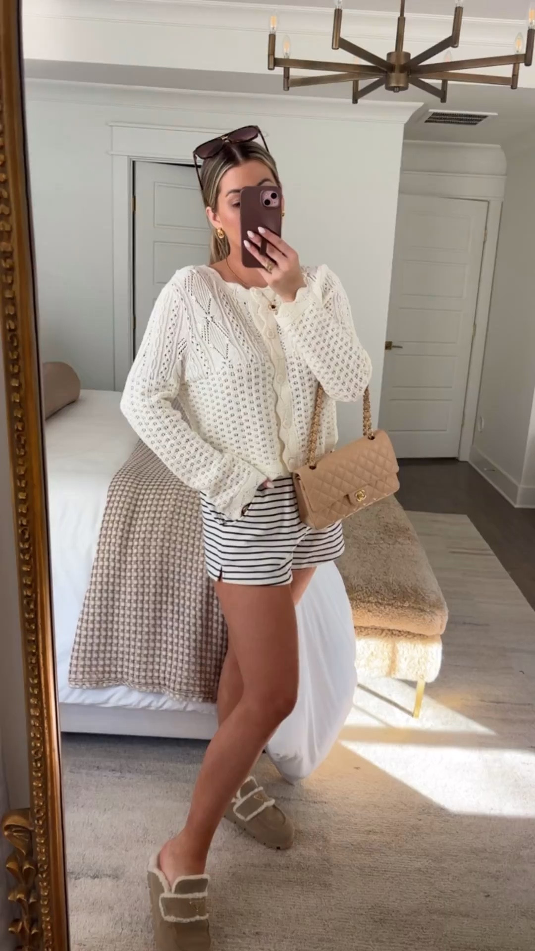 Target spring new arrivals 🤍 wearing a medium in shorts and a large in cardigan!



Spring outfits 2026, knit cardigan, striped shorts, casual, everyday, ootd, sidneymarieduke 

#LTKootd #LTKSeasonal