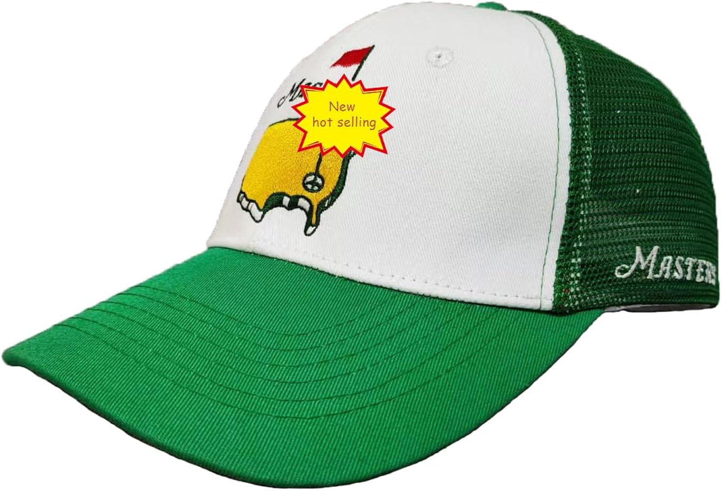 Embroidery Logo Cap Golf Hat for Men Women Green Trucker Caddy Ball Cap Golf Merchandise | Amazon (US)