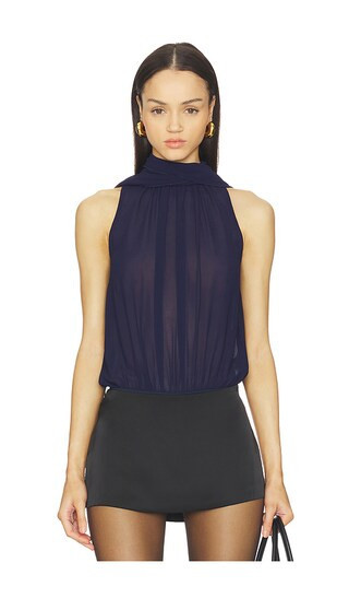 ALL THE WAYS x Emma Leger Priya Bodysuit in Navy. - size M | Revolve Clothing (Global)