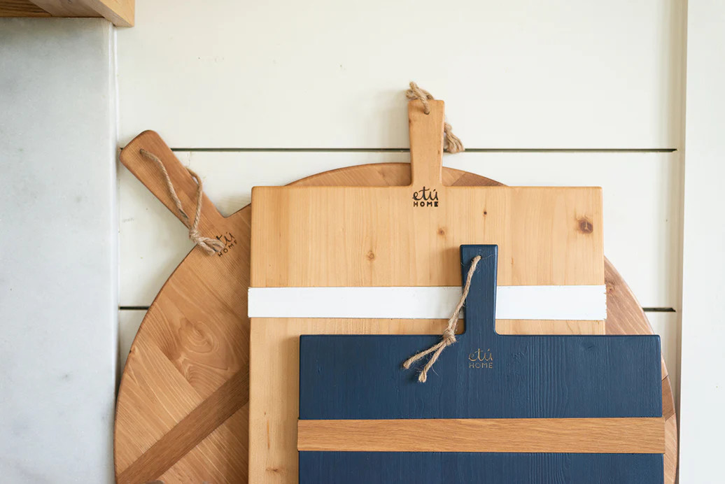 Navy Rectangle Mod Charcuterie Board, Medium | etúHOME