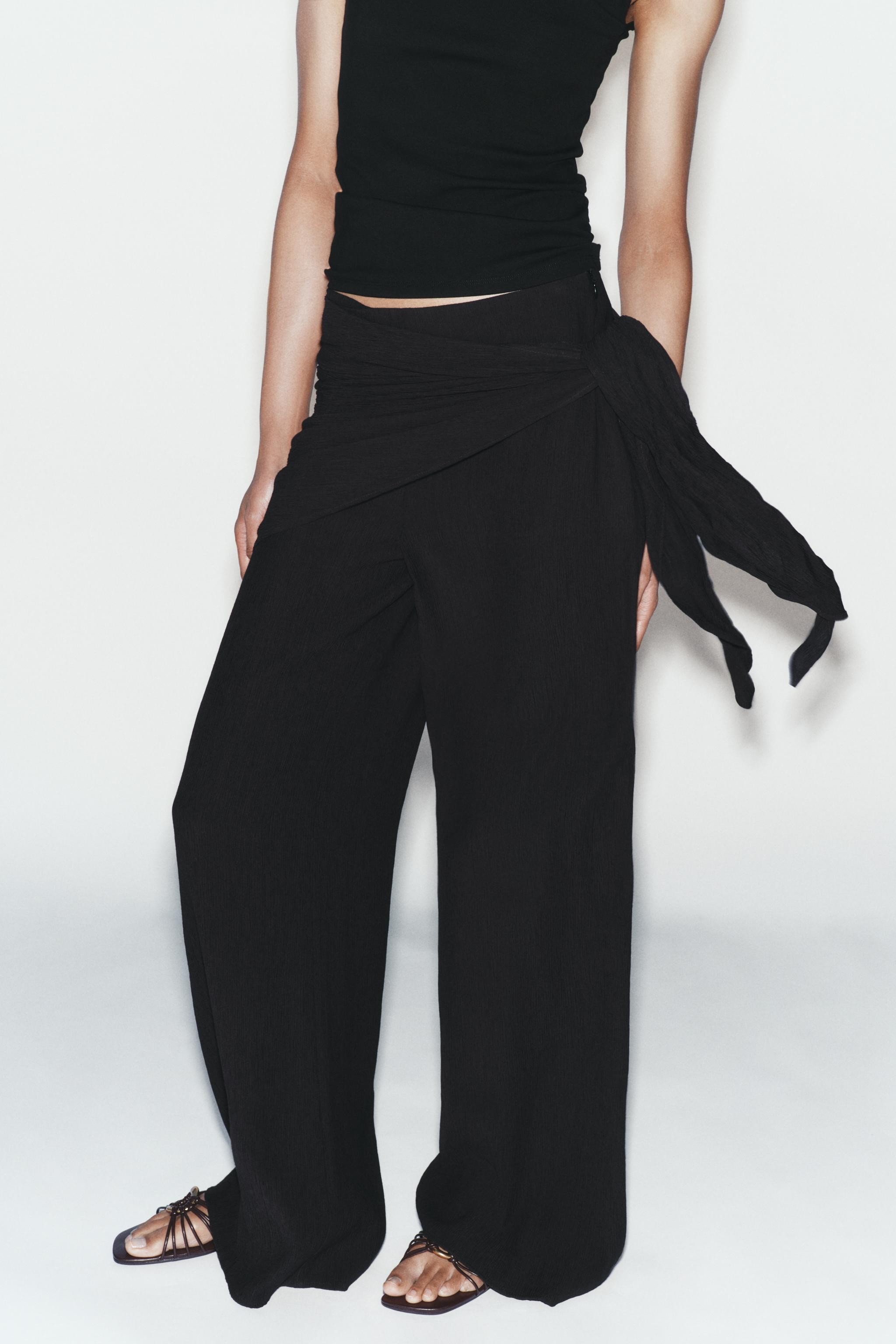 SCARF WIDE LEG PANTS | Zara US