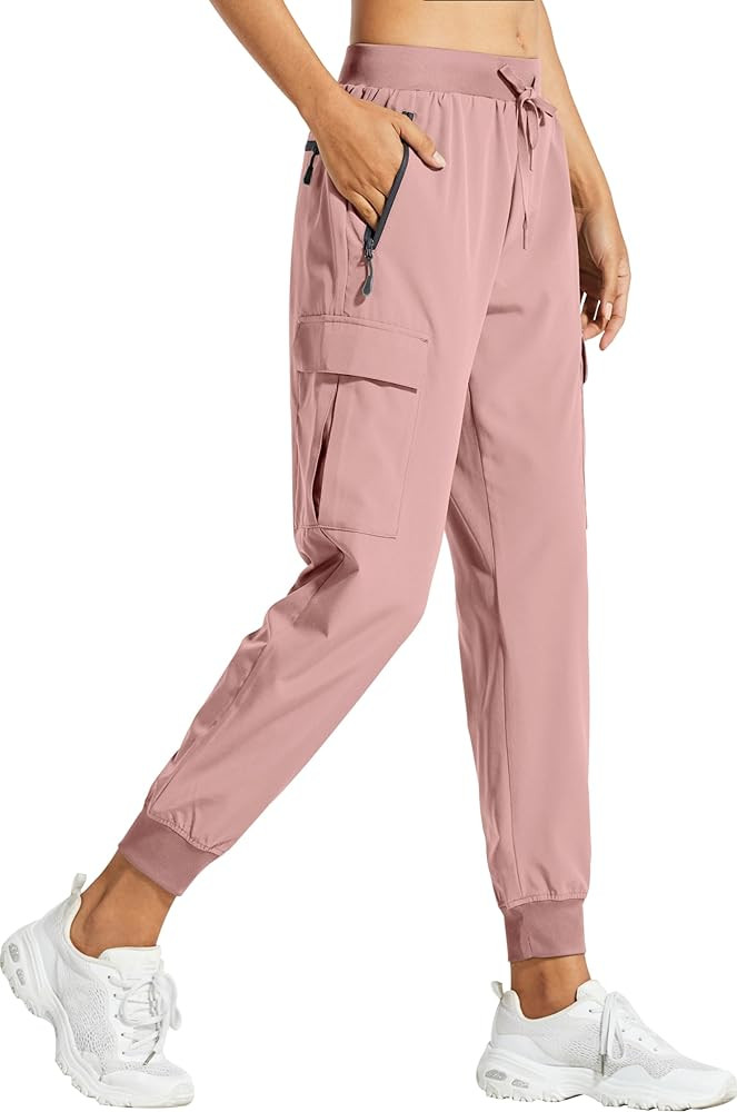 Libin Women's Cargo Joggers Lightweight Quick Dry Hiking Pants Athletic Lounge Casual Travel Peti... | Amazon (US)