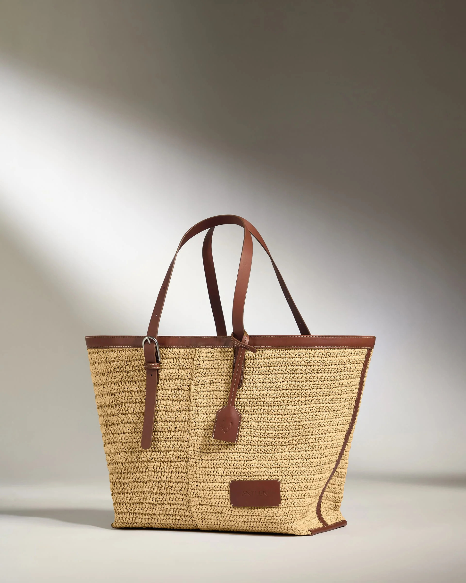 Raffia Tote Bag in Natural - Summer Capsule | Limited Edition | Antler UK