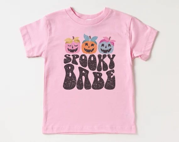 Spooky Babe Toddler Shirt Cute Fall Girls Shirt Toddler - Etsy | Etsy (US)