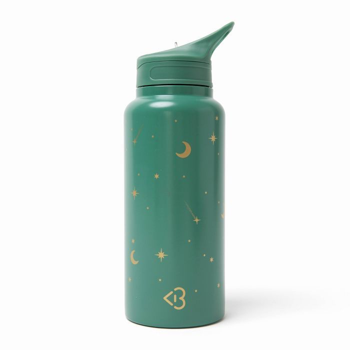 Blogilates 32oz Stainless Steel Water Bottle - Green | Target