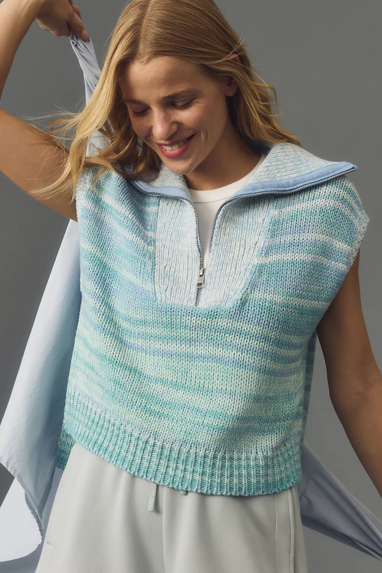 525 Half-Zip Sweater Vest | Anthropologie (US)