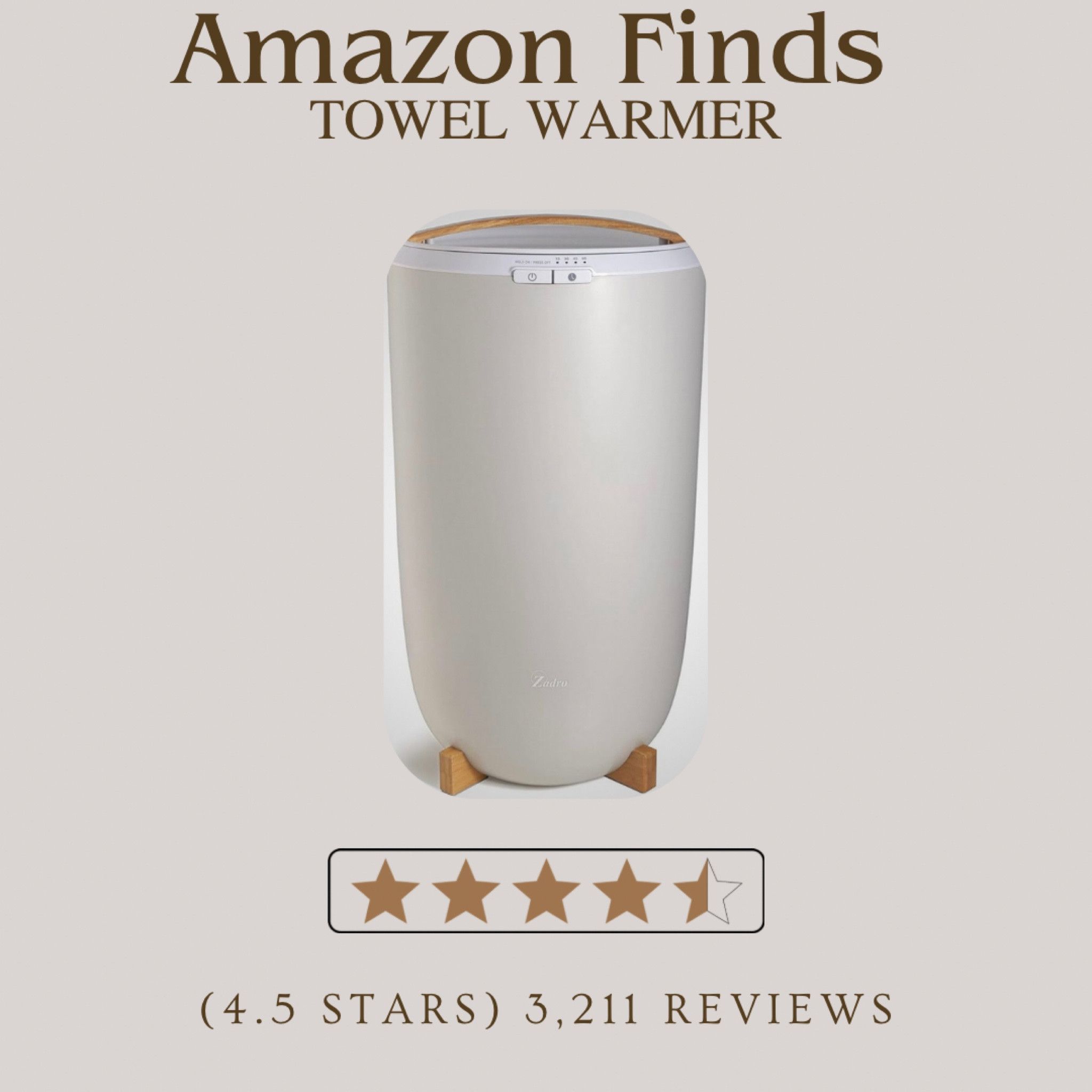 Spa experience at home 🧖🏼‍♀️
Tip: add essential oil to your towel before putting it in the warmer. 


#LTKGiftGuide #LTKfamily #LTKhome