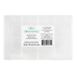 Clear Mini Divided Case by Simply Tidy® | Michaels Stores