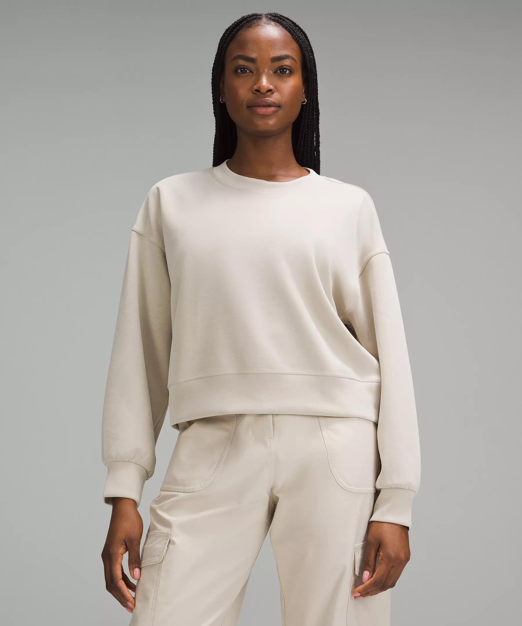 Softstreme Perfectly Oversized Cropped Crew | Women's Hoodies & Sweatshirts | lululemon | Lululemon (US)