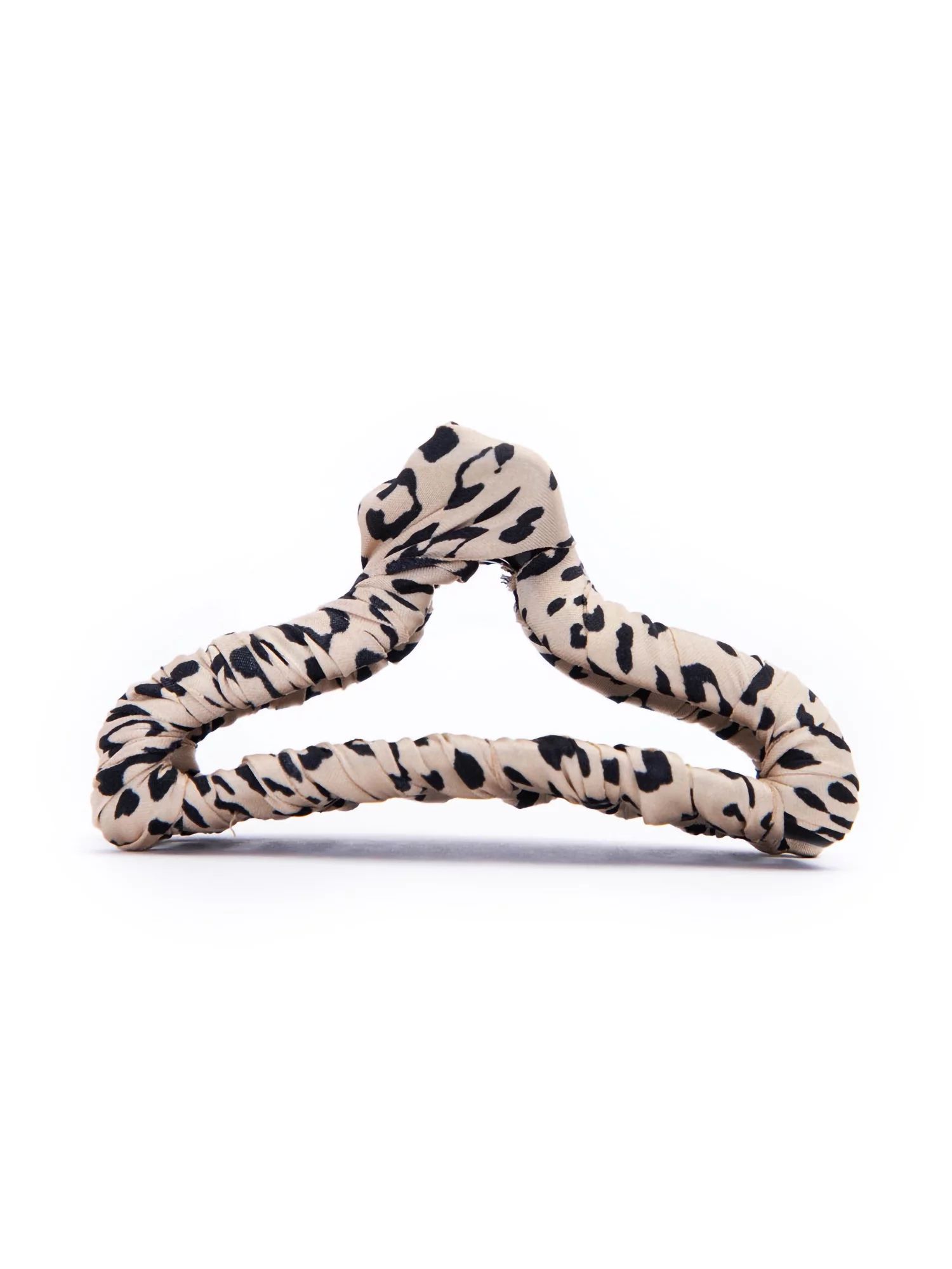 Kitsch Satin-Wrapped Claw Clip - Leopard - Walmart.com | Walmart (US)