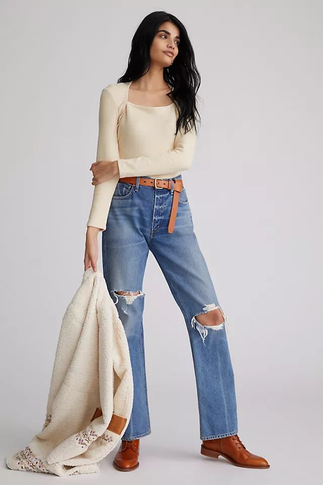 Ribbed Knit Top | Anthropologie (US)