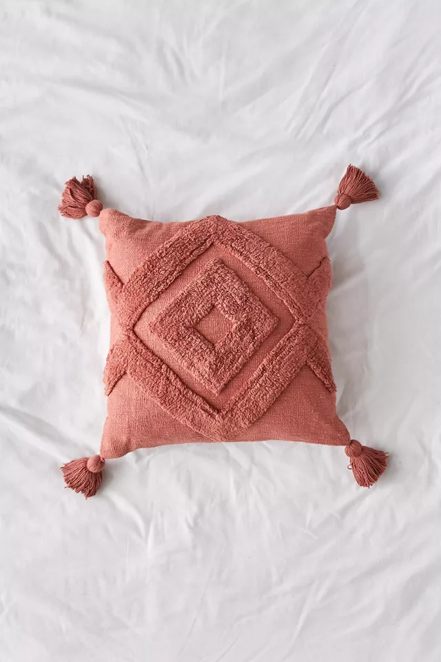 Diamond Tufted Throw Pillow | Urban Outfitters (US and RoW)