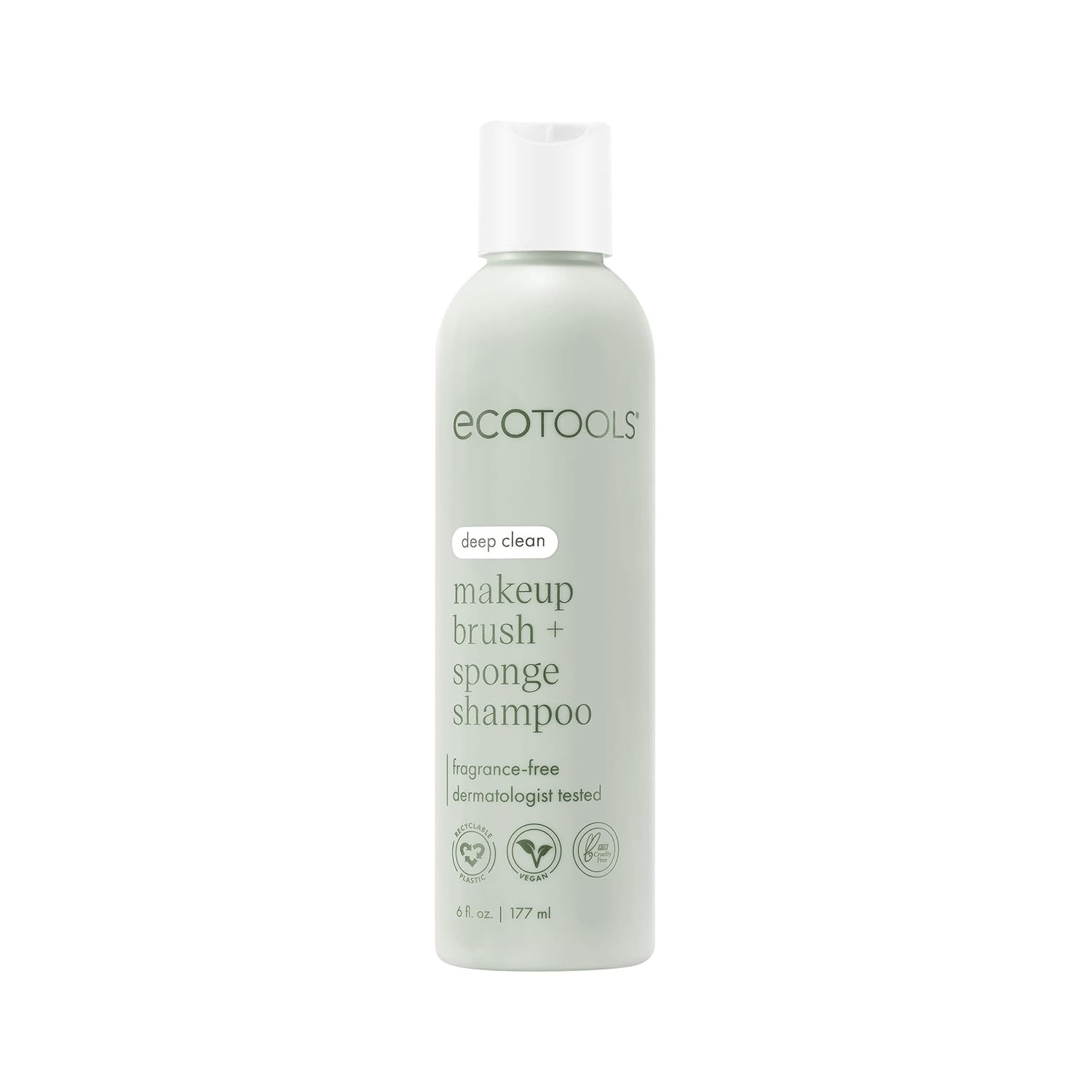 EcoTools Cleanser Shampoo for Makeup Brush/Sponge/Puffs, Remove Makeup & Impurities, Fragrance-Fr... | Amazon (US)