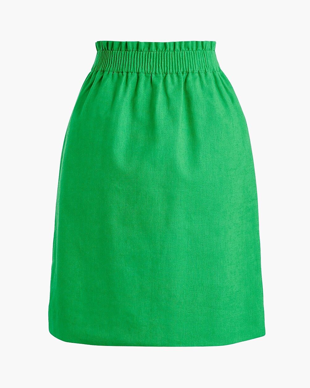 Linen-cotton blend city skirt | J.Crew Factory