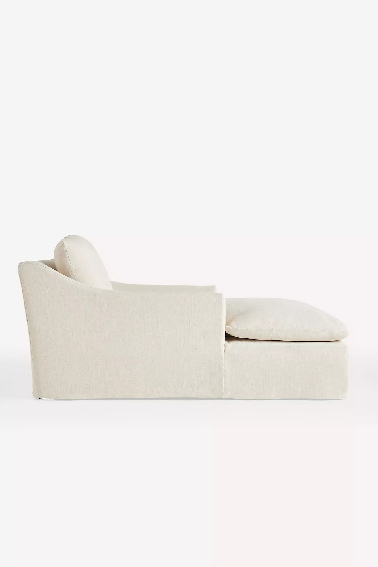 Nora Performance Linen Slipcover Chaise | Anthropologie (US)