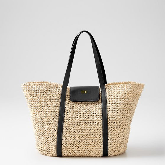 Carmel Straw Tote | Mark and Graham