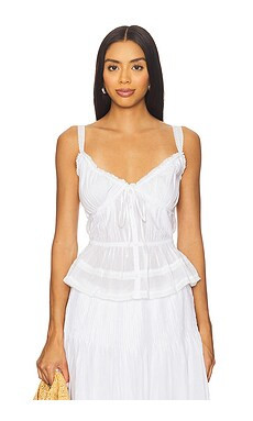 LPA Emmy Top in White from Revolve.com | Revolve Clothing (Global)