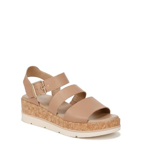 Dr. Scholl's Shoes Women's Once Twice Espadrille Platform Wedge Sandal,Tawny Birch Smooth,6 | Amazon (US)
