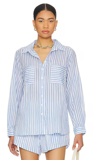 Beach Shirt in Powder Blue | Revolve Clothing (Global)