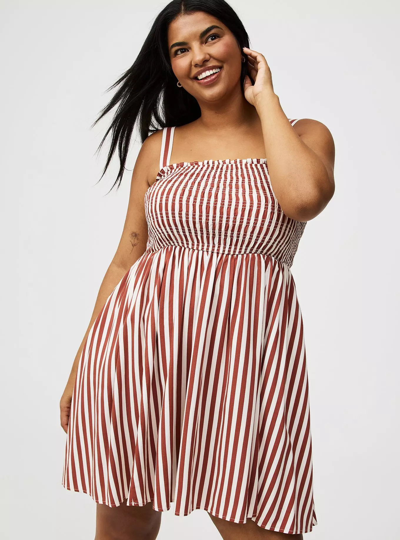 Smocked Tube Mini Dress | Torrid (US & Canada)