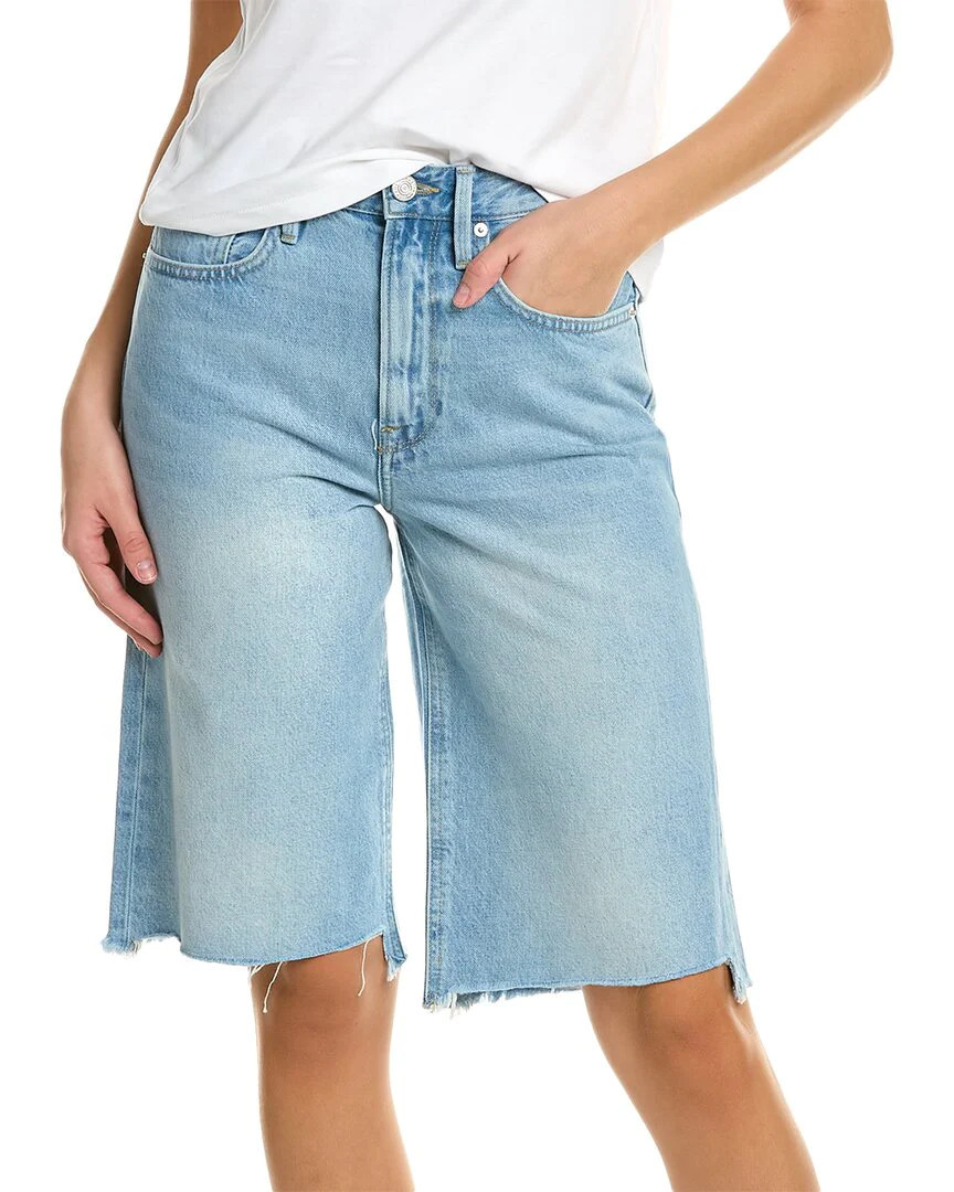 FRAME Denim High-Rise Zona Wide Leg Bermuda Short Jean | Shop Simon