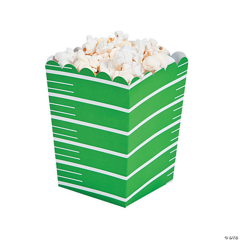 3" x 4" Mini Football Cardstock Popcorn Boxes - 24 Ct. | Oriental Trading Company