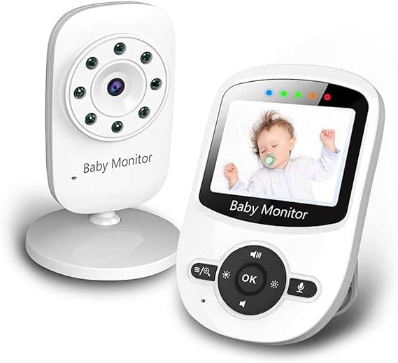 Baby Monitor, Video Baby Monitor with Digital Color Camera, Wireless View Video, Two-Way Talk, Lu... | Amazon (US)