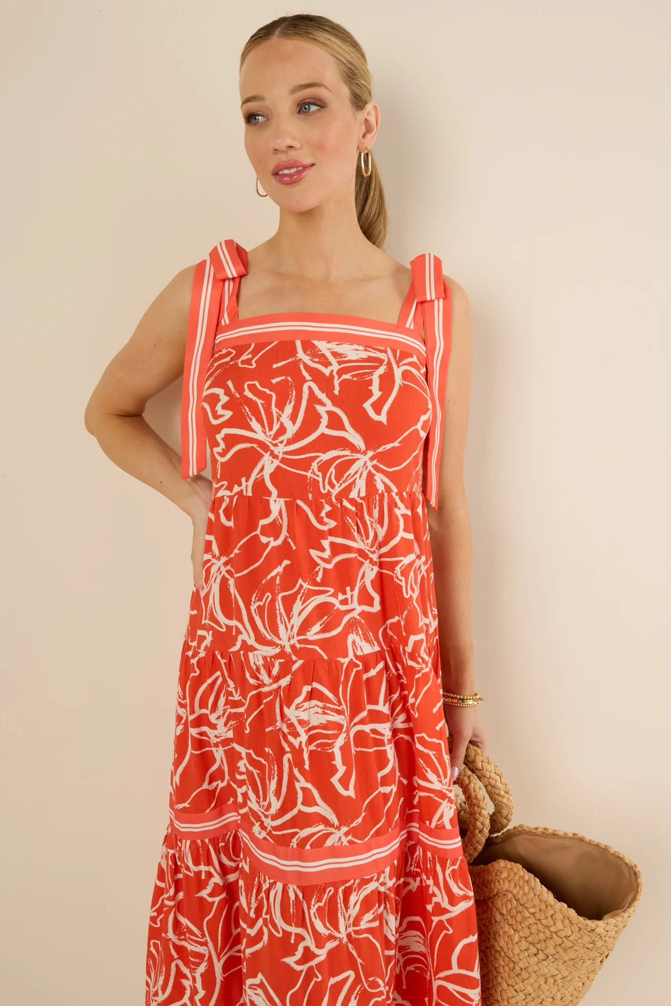 Matilda Dress- Orange | Avara