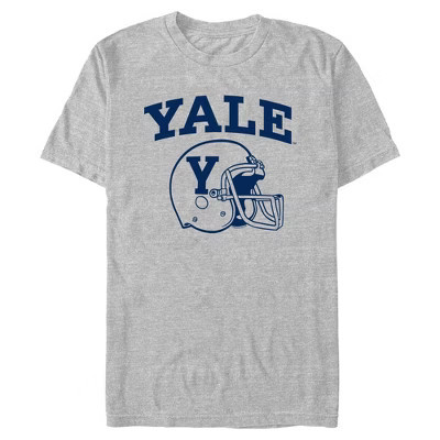 Mens Yale University Football School Logo T Shirt - Sport Grey - 3X Large | Target