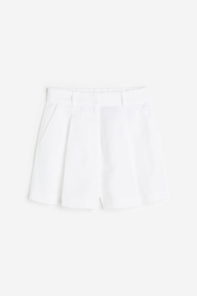 Linen-blend Bermuda Shorts | H&M (US + CA)