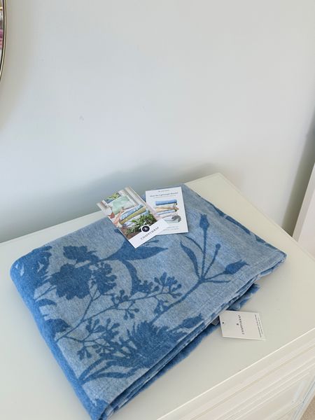 New light weight blanket from Chappy Wrap! We have so many of the Chappy Wrap blankets at our Lakehouse! They are so soft and hold up wash after wash!