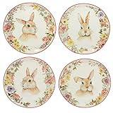 Certified International Easter Garden 8.5" Dessert/Salad Plate, Set of 4 Assorted Designs, Multic... | Amazon (US)