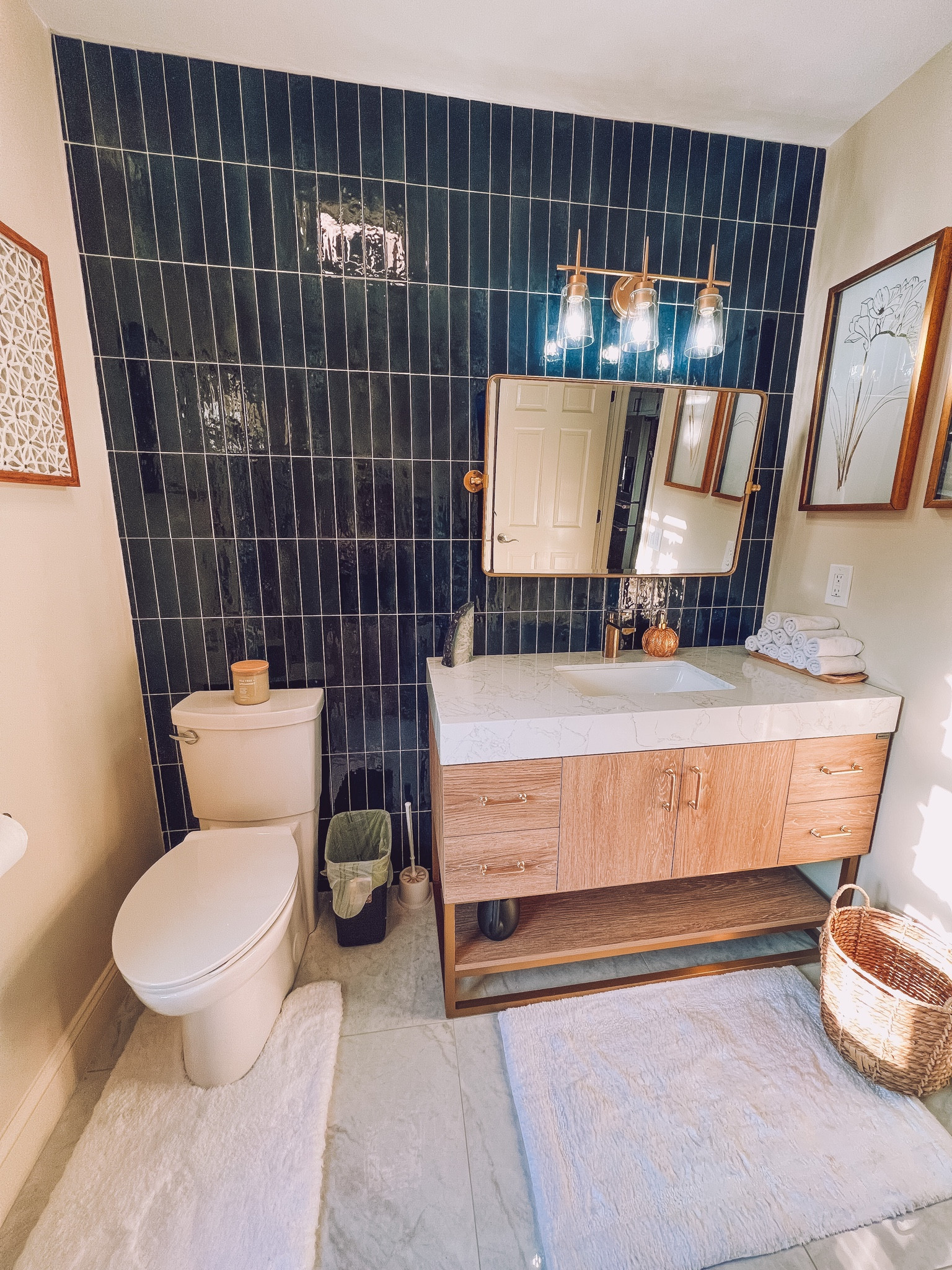 My favorite bathroom in our house right now… at least until our addition is done 😀

#LTKhome #LTKstyletip