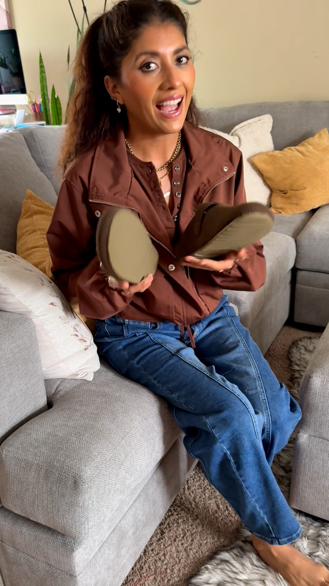 These BOSTANTEN suede clogs are my new everyday shoes 🤎 Lightweight, easy slip-on, and they actually have arch support! Perfect for travel days, office wear, lounging, or running errands. They go with everything and feel amazing on.
Wearing size 8.



clogs, suede clogs, arch support shoes, slip on shoes, comfy shoes, travel shoes, everyday shoes, lightweight shoes, neutral shoes, casual footwear, office shoes, lounge shoes, size 8 shoes, fall shoes, amazon shoes

#LTKootd #LTKFindsUnder50 #LTKGiftGuide