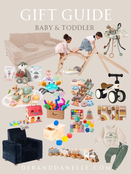 Amazon gift guide for toddlers and babies. This includes so many activity-driven, battery free toy options. 

#LTKHoliday #LTKbaby #LTKGiftGuide