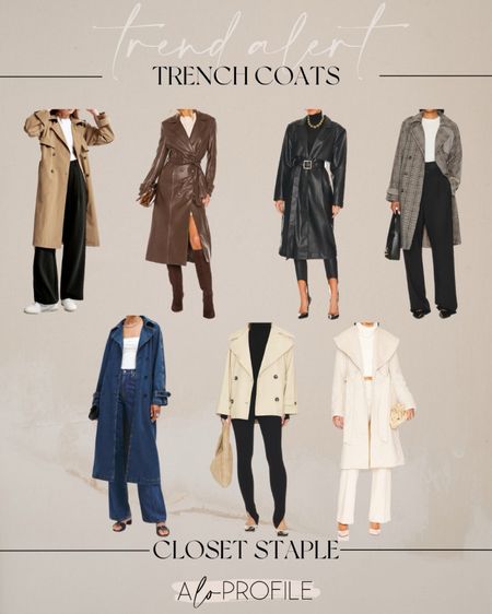 Trench coats I'm loving for spring! // trench coat, trench coat outfit, spring outfit, spring trench coat, cropped trench coat