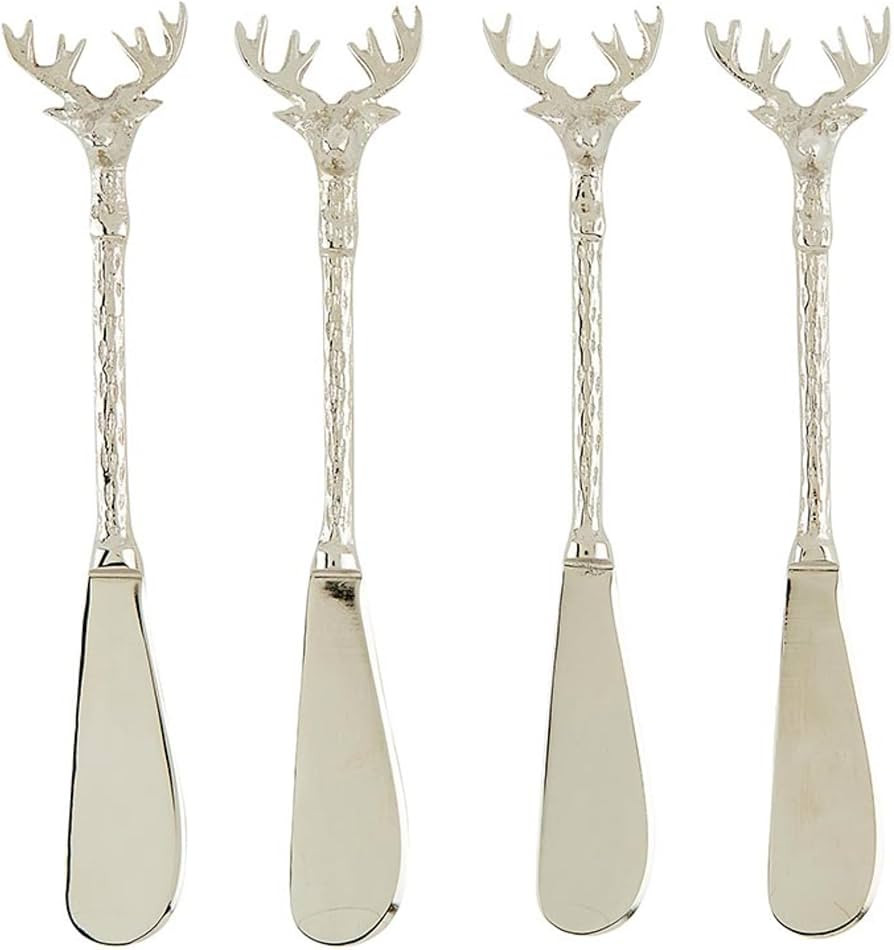 Santa Barbara Design Studio Stag Stainless Steel & Brass Cheese Serving Utensils Charcuterie Esse... | Amazon (US)