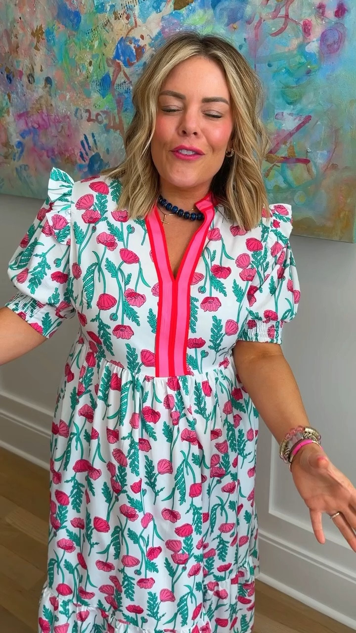 Spring dress, floral dress, preppy style, spring fashion, affordable fashion, Amazon fashion, outfit idea, look for less

#LTKgrwm #LTKootd #LTKSeasonal