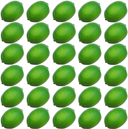 RONYOUNG 30PCS Faux Yellow Lemons Artificial Fruits Fake Lemons Lifelike Simulation for Lemonade Par | Amazon (US)